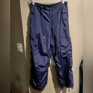 NWOT ET TIGRE nylon cargo pants size S/M